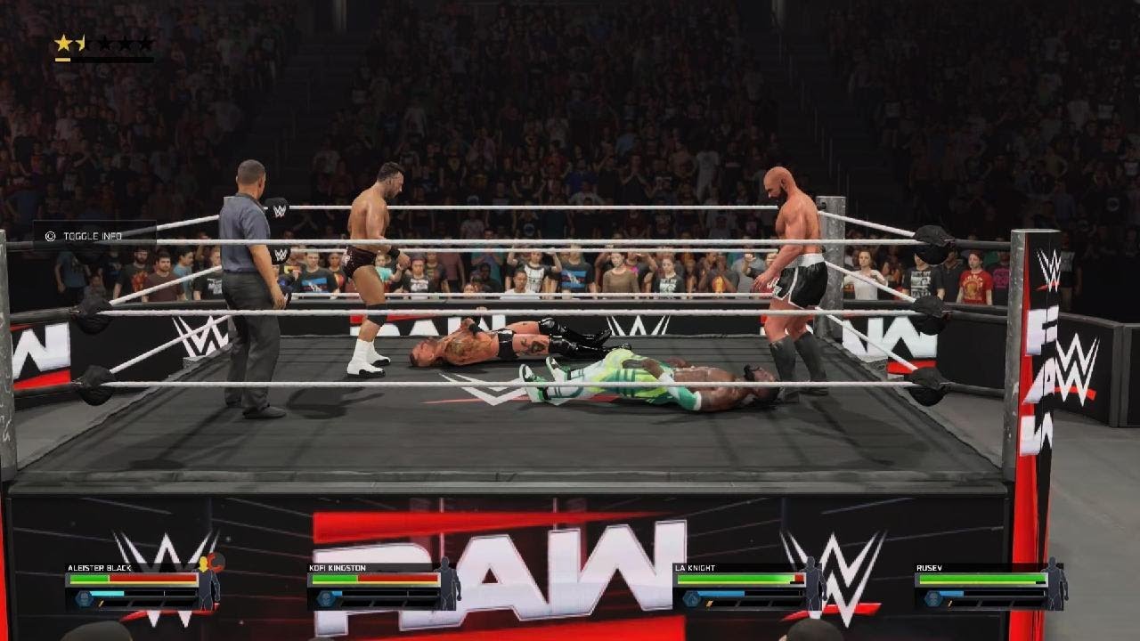 Knight vs Black vs Kingston vs Rusev mitb qual