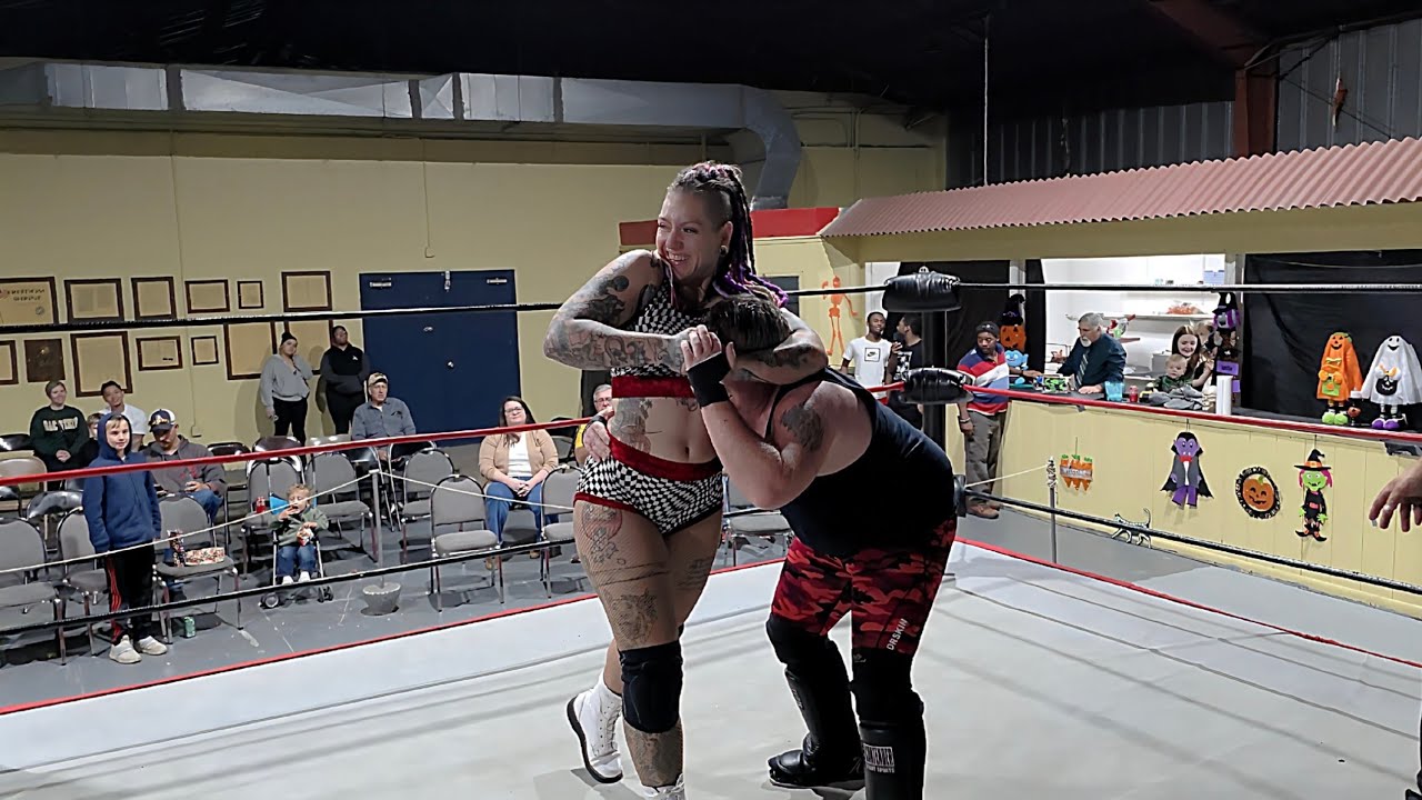 Duke Maddox vs Audrey Allen CSRA Championship Wrestling 