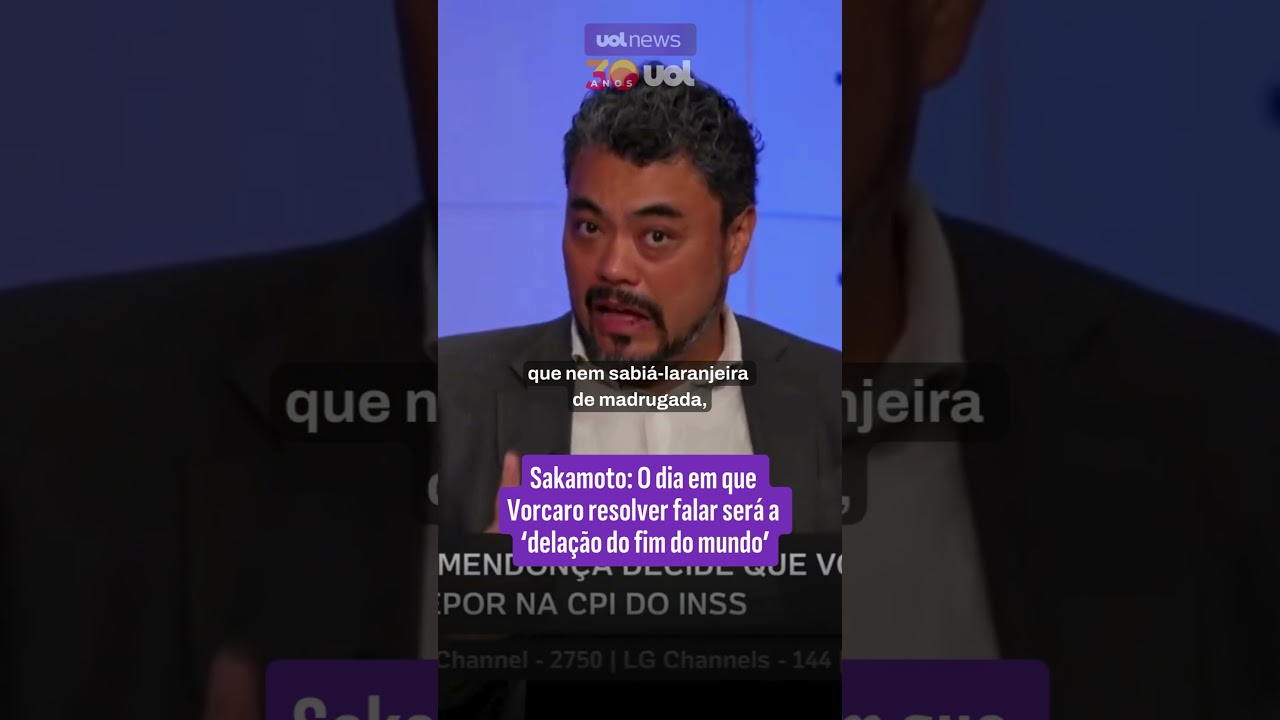 Sakamoto: Vorcaro pode jogar pol&iacute;ticos no meio do caminho; se falar, ser&aacute; 'dela&ccedil;&atilde;o do fim do mundo'