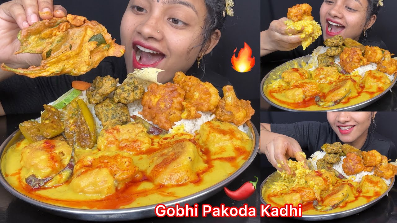 Pakoda Kadhi Thali🤤 Thursday Special 😋🔥