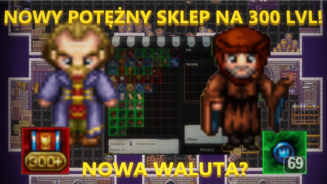NOWY SKLEP NA 300 LVL W MARGONEM! ZMIANY NA TOPCE!