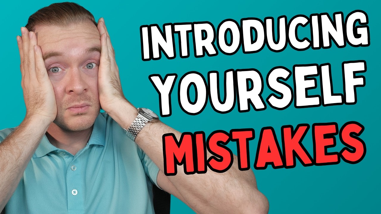 Don't Make These Mistakes When Introducing Yourself in English