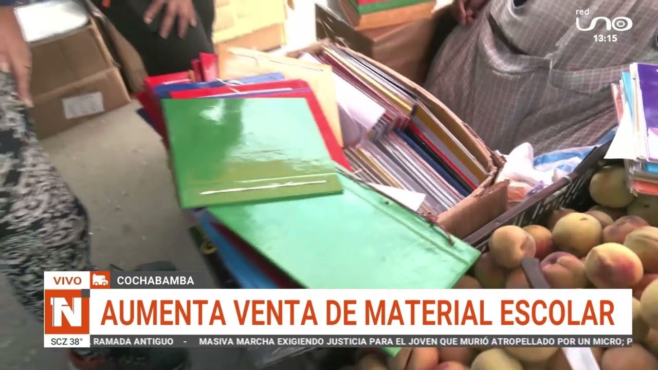 AUMENTA VENTA DE MATERIAL ESCOLAR