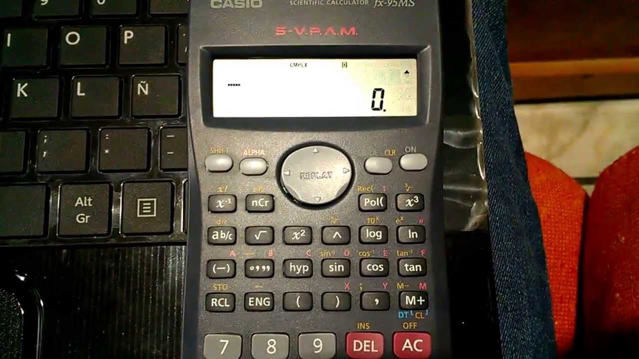 Activar numeros complejos en calculadora CASIO fx-95MS
