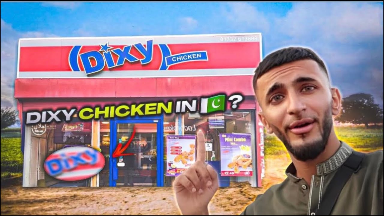 TRYING DIXY CHICKEN IN PAKISTAN DADYAL AZAD KASHMIR!