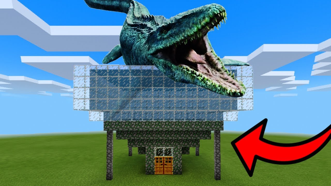 MCPE: How To Live Inside a Mosasaurus Farm