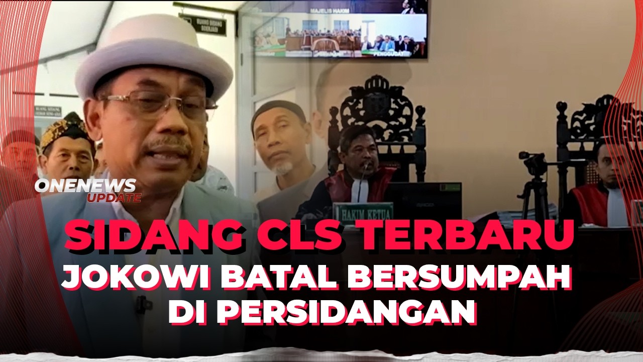 Hakim Tolak Sumpah Pemutus dalam Sidang CLS Ijazah Jokowi | OneNews Update