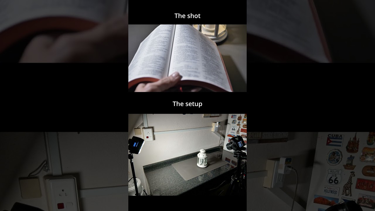 The shot /the setup