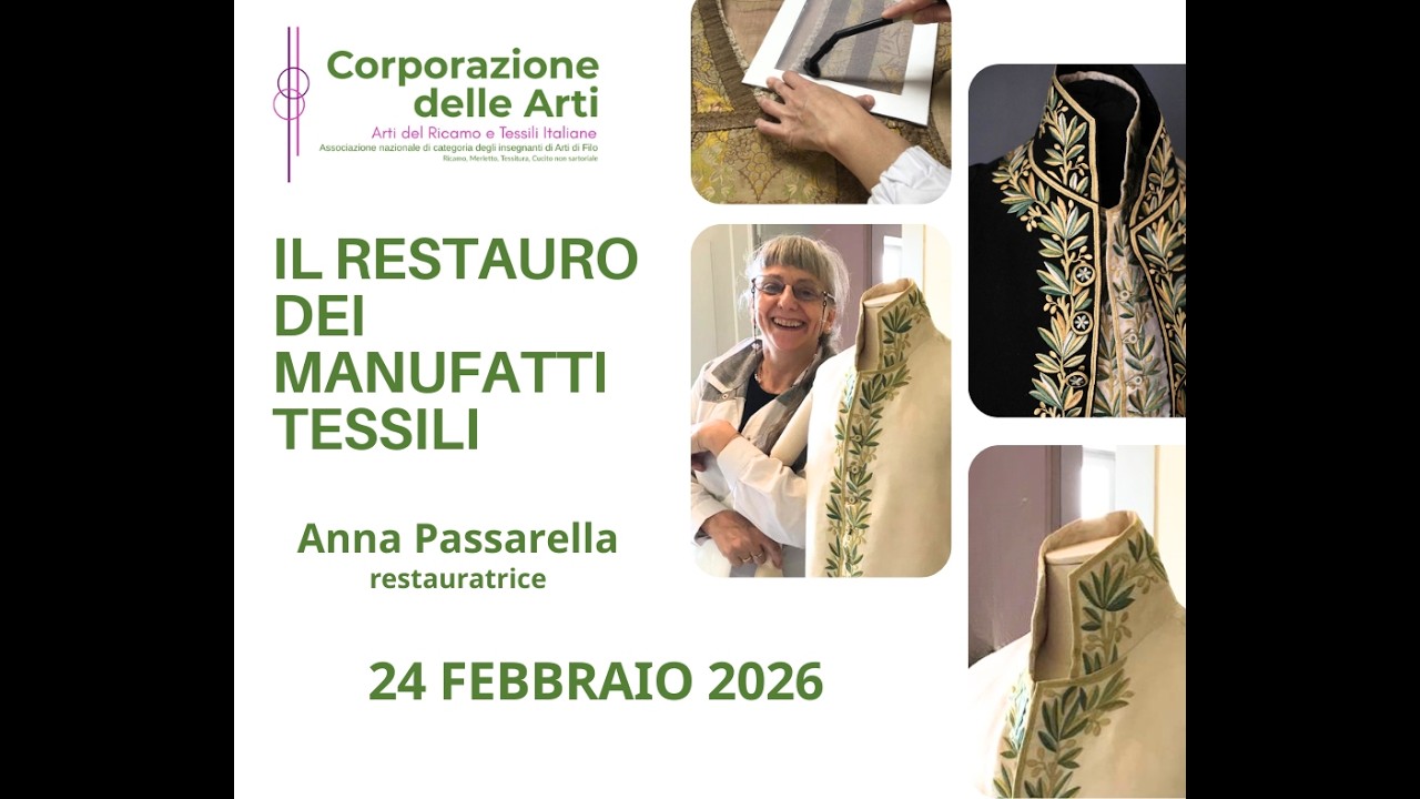 IL RESTAURO DEI MANUFATTI TESSILI - ANNA PASSARELLA