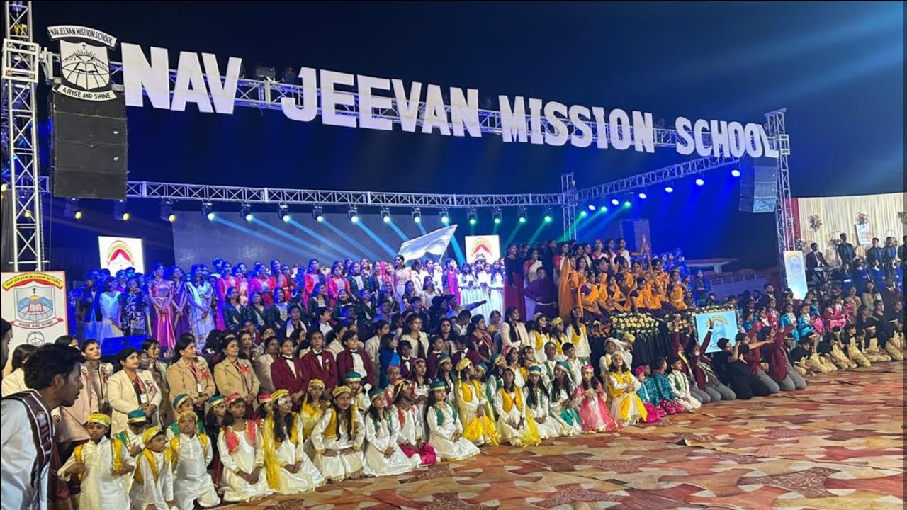 Annualfest2025 🎉 ( Pankh ) Nav jeevan mission school sonughat deoria . Primid show by njmites ❤️‍🔥✨