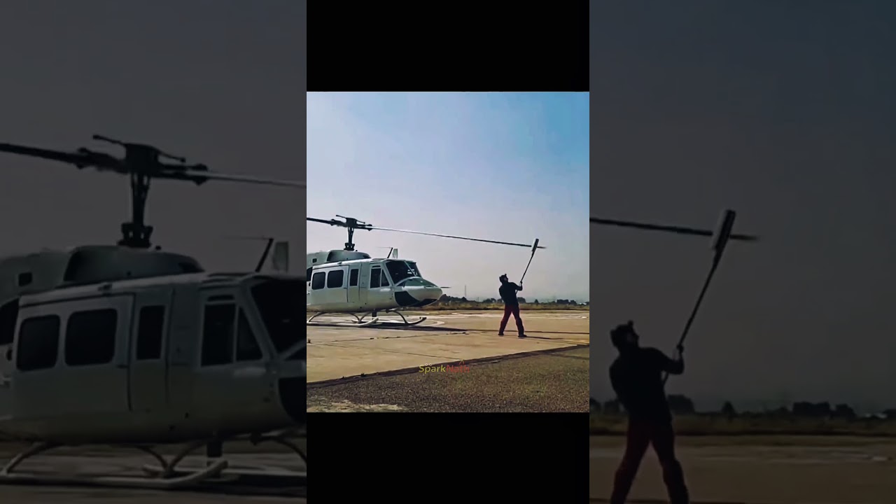 This Man Risks His Life Before Every Helicopter Flight 🚁