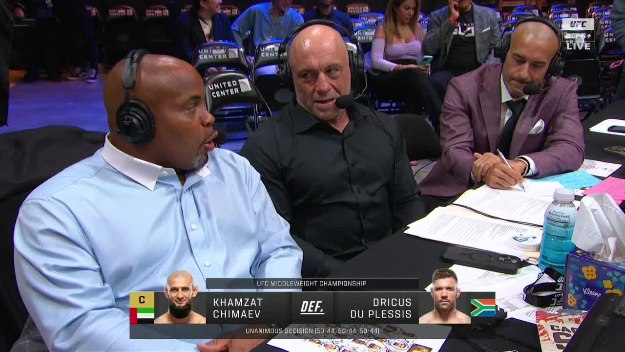 Реакция ДиСи и Рогана на победу Хамзата Чимаева над Дрикусом Дю Плесси на UFC 319 | ESPN MMA