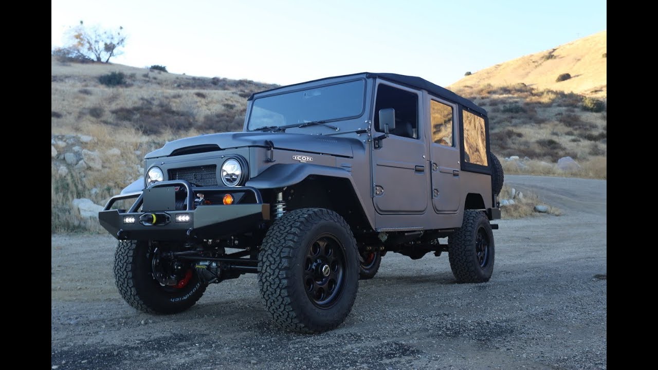 ICON FJ44 #119 New School Restored And Modified Toyota Land Cruiser With Custom Hard Doors!