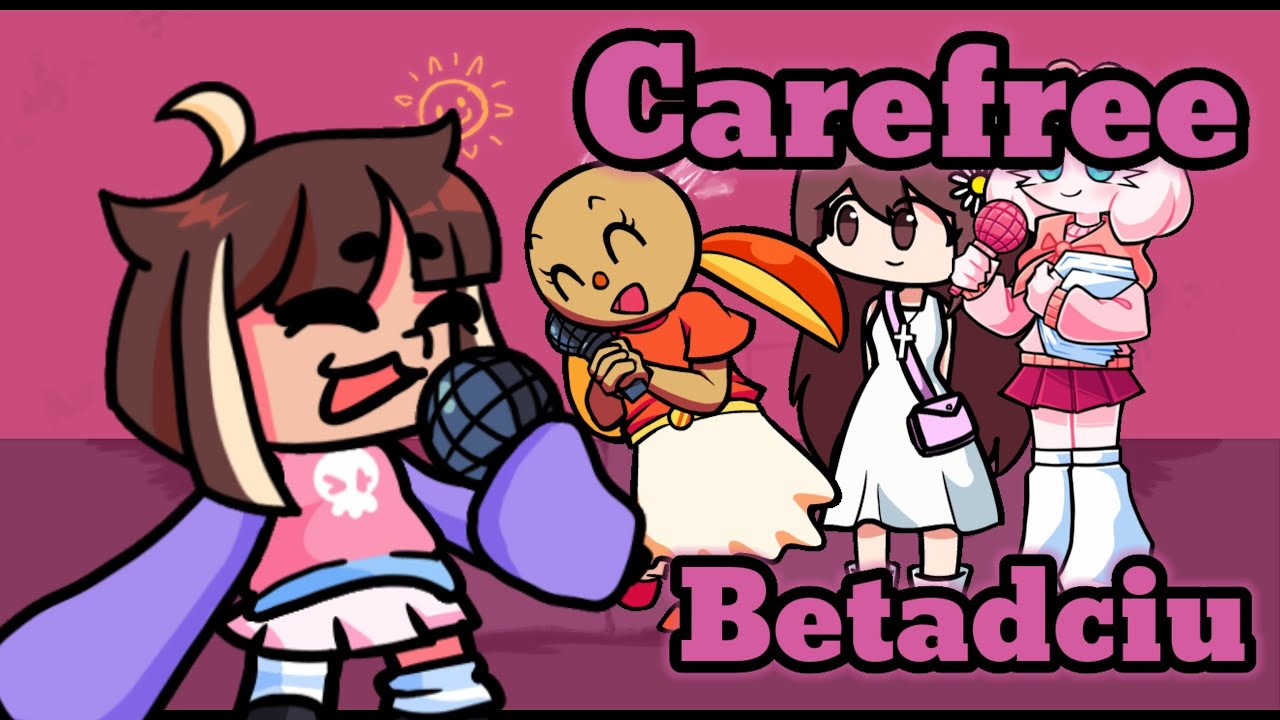 Fnf Vs Qt Carefree But Everyone And Different Characters Sings It Betadciu