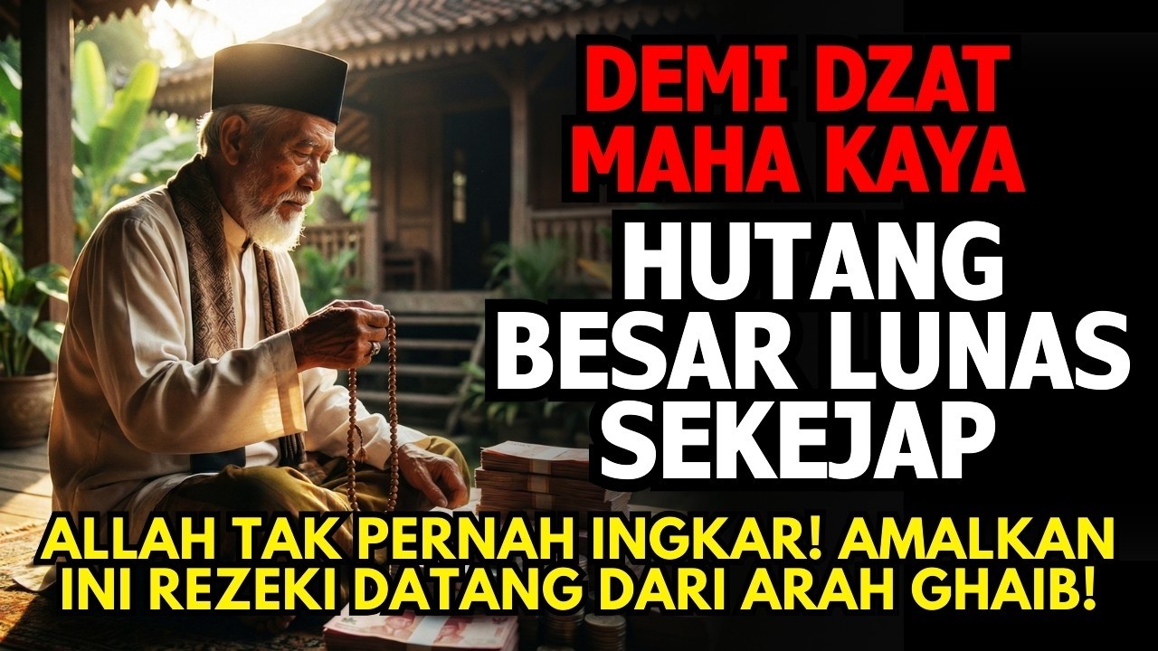 Hutang Menumpuk Lunas dalam Sekejap Mata! Amalan Ini Bikin Rezeki Datang dari Arah Ghaib! Mustajab