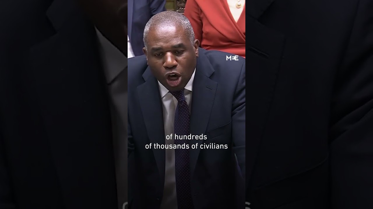 David Lammy | UK foreign minister Speech in The Parliament on GAZA issue
