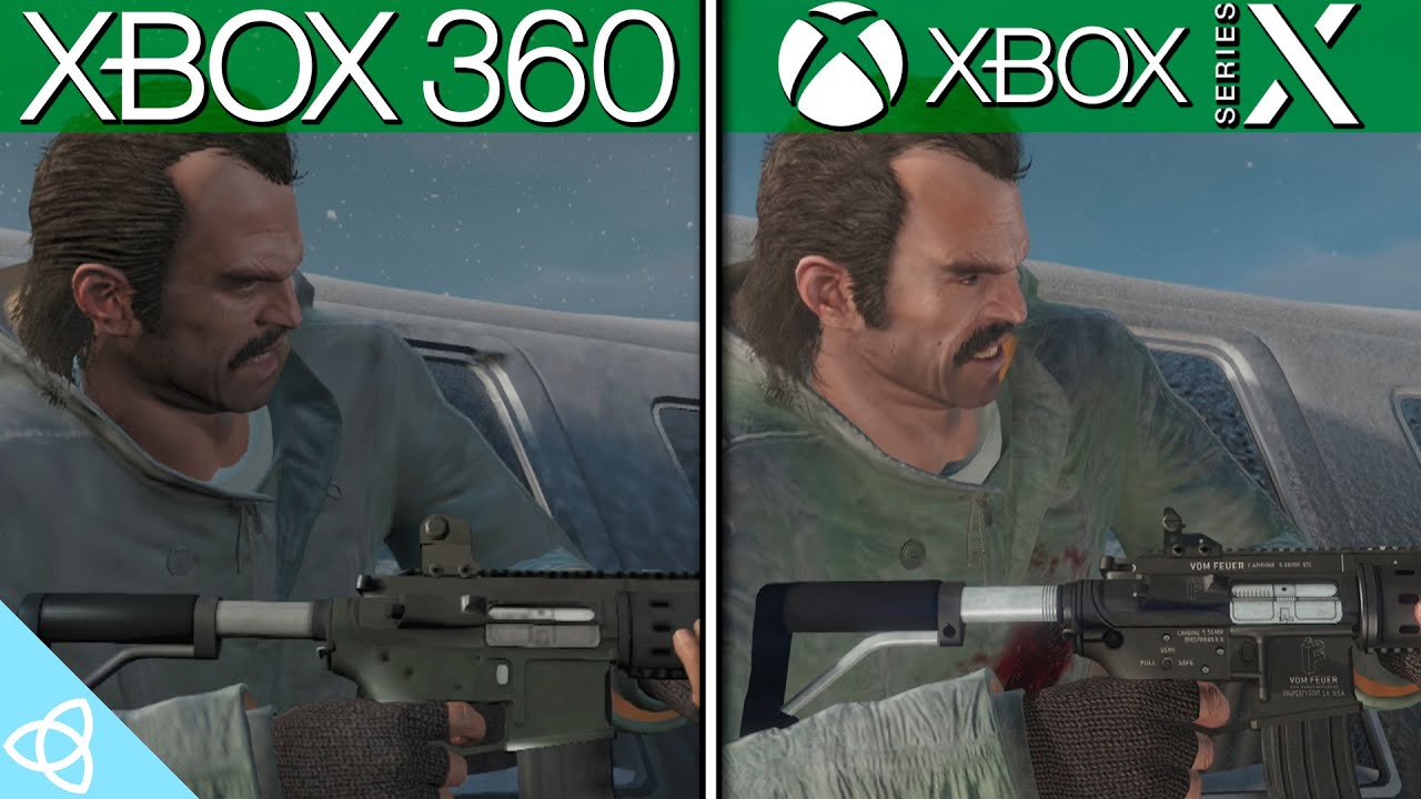 GTA 5 - Xbox 360 vs. Xbox Series X (Grand Theft Auto V) | Side by Side