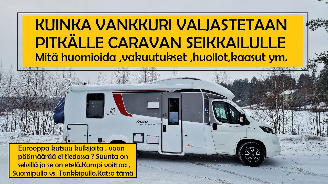 Kuinka Vankkuri valjastetaan pitkälle Euroopan matkalle ? | Asennetaan tarpeellisia lisävarusteita.