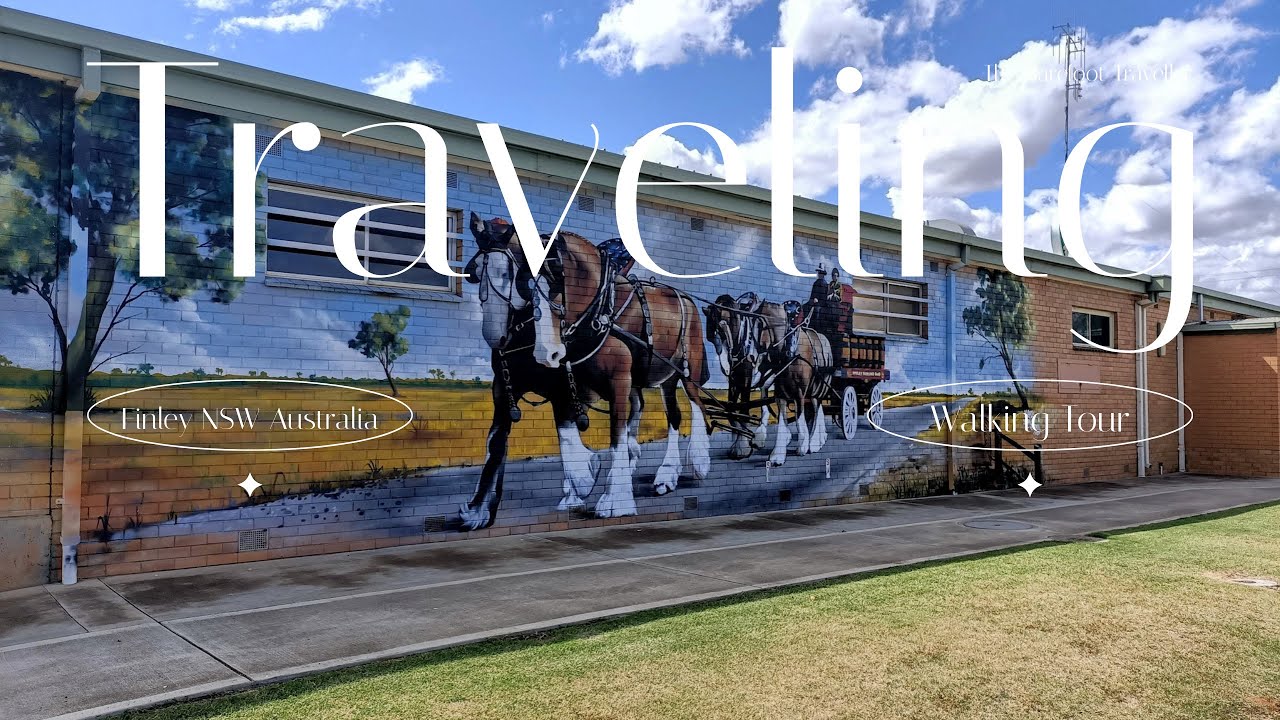 Finley NSW Australia Walking Tour   HD 1080p