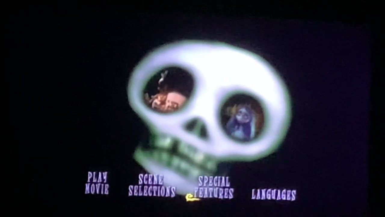 Quick DVD menu of Tim Burton’s Corpse Bride.