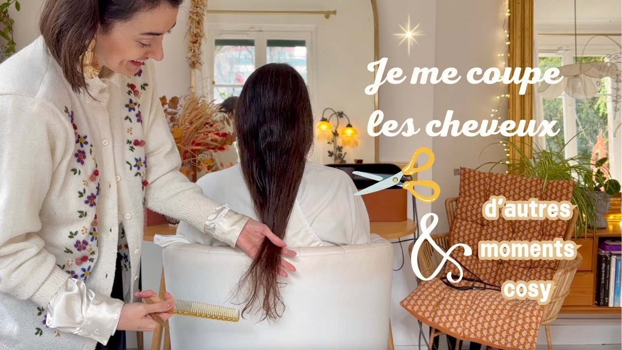 Vlog cosy de février 🌬🕯 Je me coupe les cheveux et d’autres jolies choses 🤎