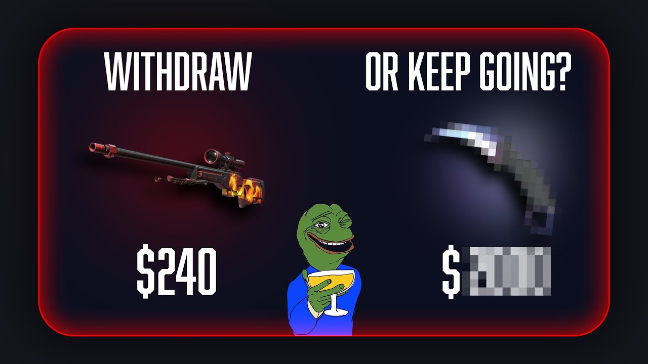 Withdraw or Keep Going? – HUGE WIN on CSGOEmpire!