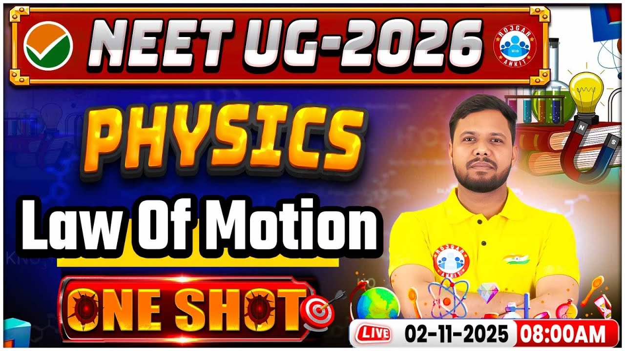 NEET Physics Law of Motion One Shot | Laws of Motion One Shot For NEET | Physics By Shivendu Sir