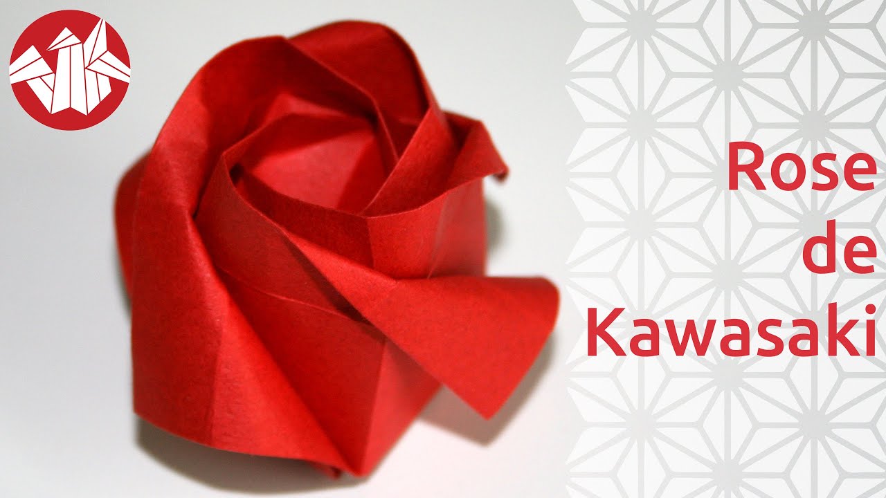 Origami - Rose de Toshikazu Kawasaki [Senbazuru]