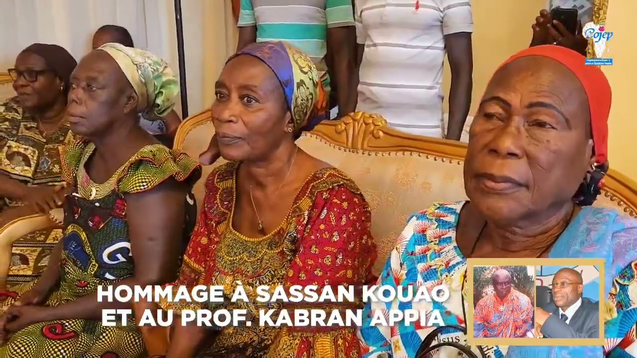 j'ai été à Niablé honorer la mémoire du doyen Sassan Kouao