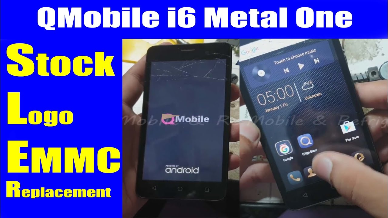 QMobile i6 Metal One Stock on Logo Red Light Dead After Flash EMMC Repair with UFI Box | Urdu Hindi