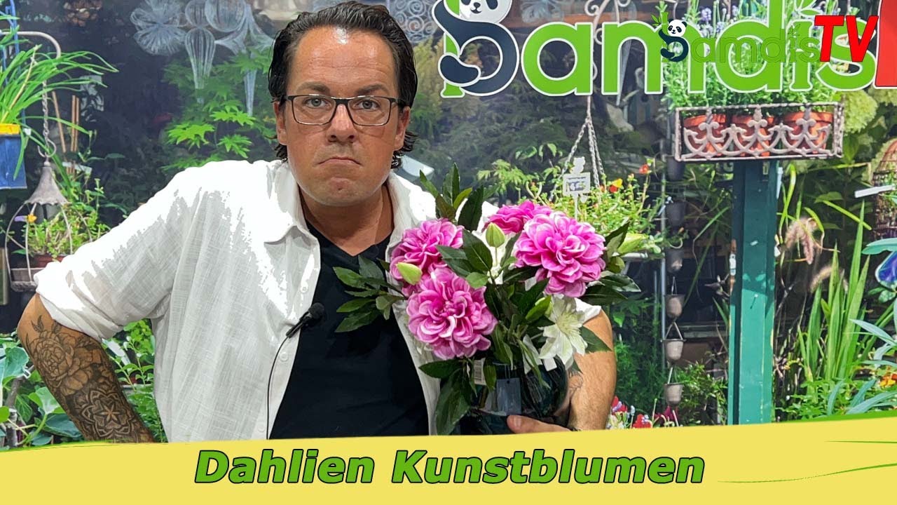 💐 Künstliche Dahlien: prachtvolle Blütenpower für dein Zuhause! 🌸