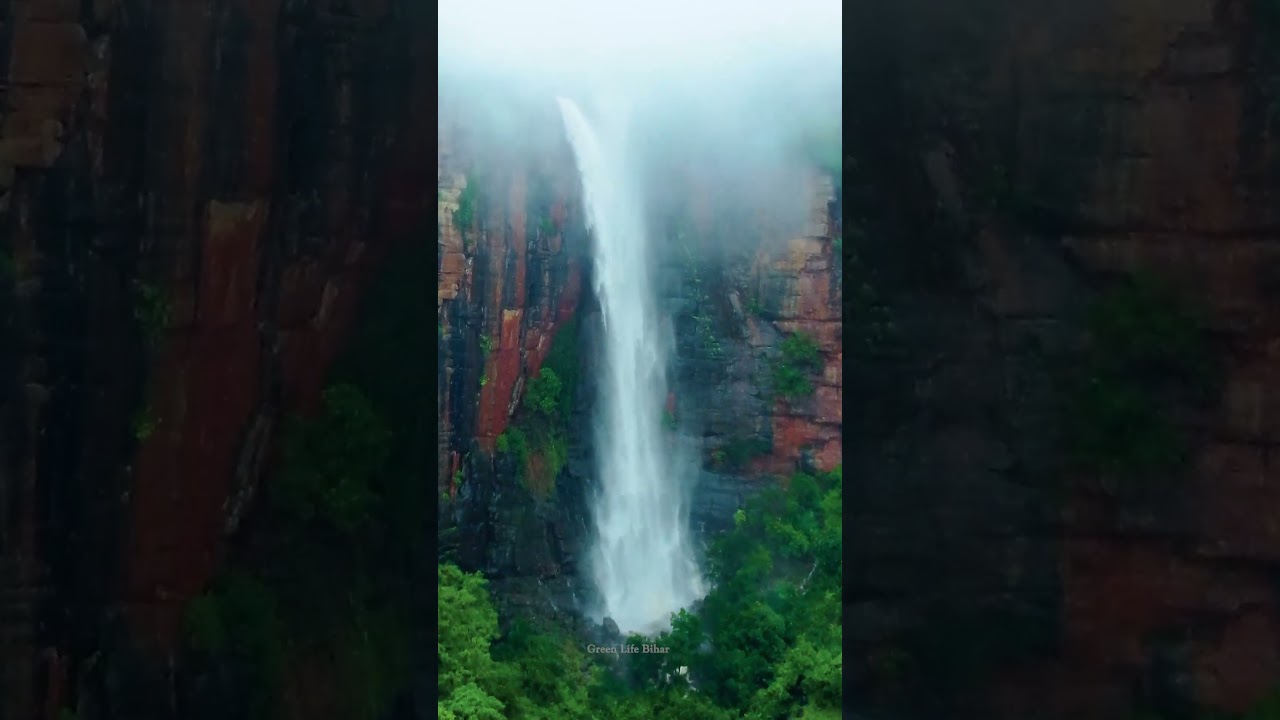 Rohtas Bihar ka Hidden Waterfall 🌧️ | Monsoon Magic | Nature Lovers Must Watch