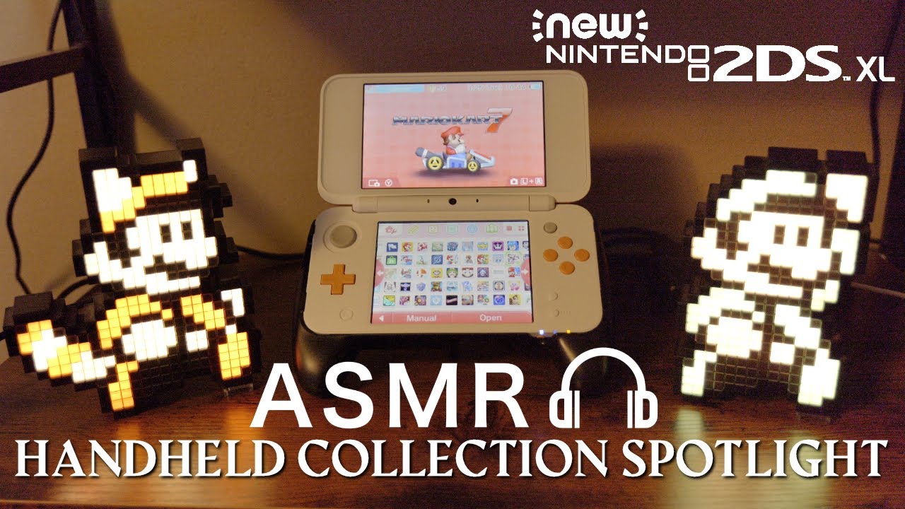 ASMR Handheld Spotlight: The New Nintendo 2DS XL – Whispered Review & Gameplay