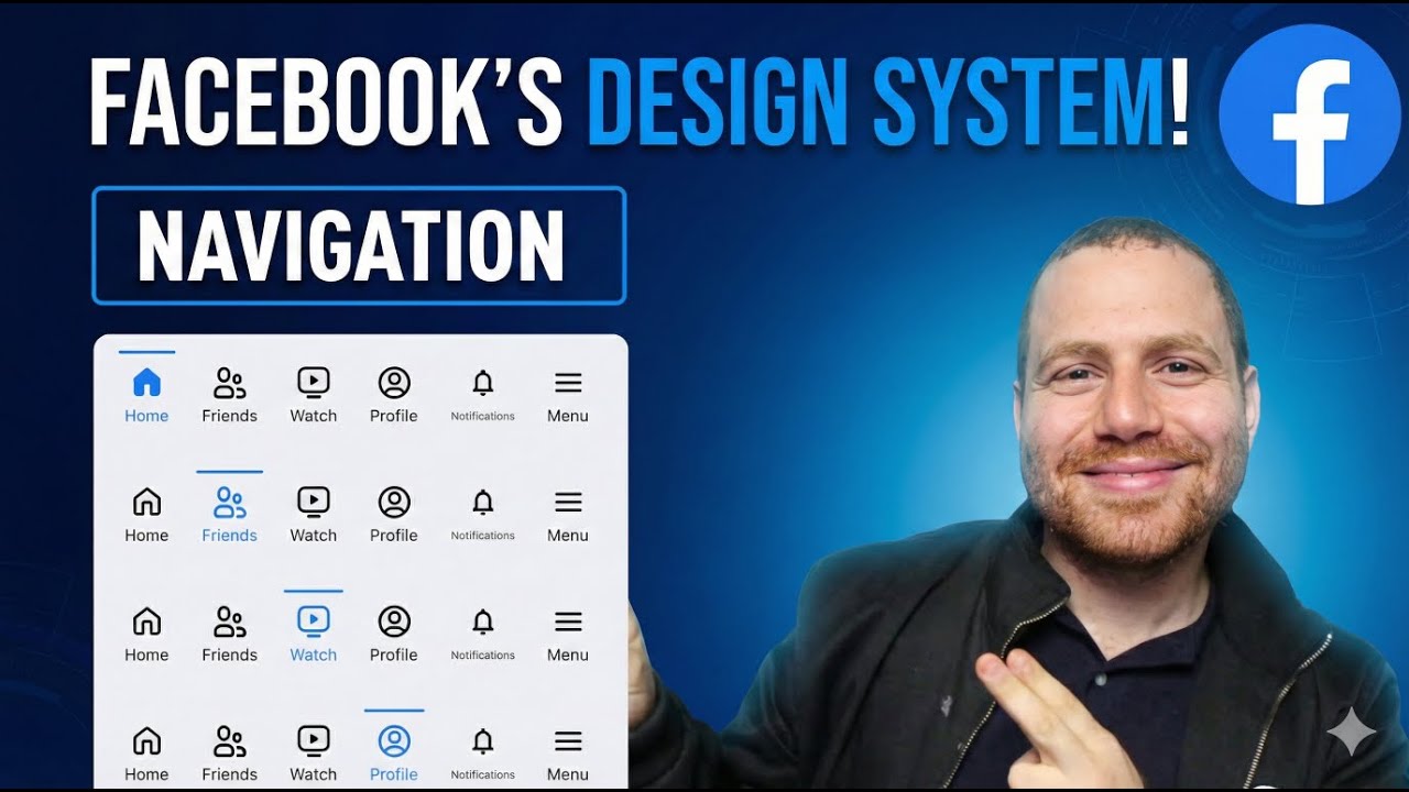 I Remade Facebook's Navigation Using Figma Responsive Variables | Facebook's Design System