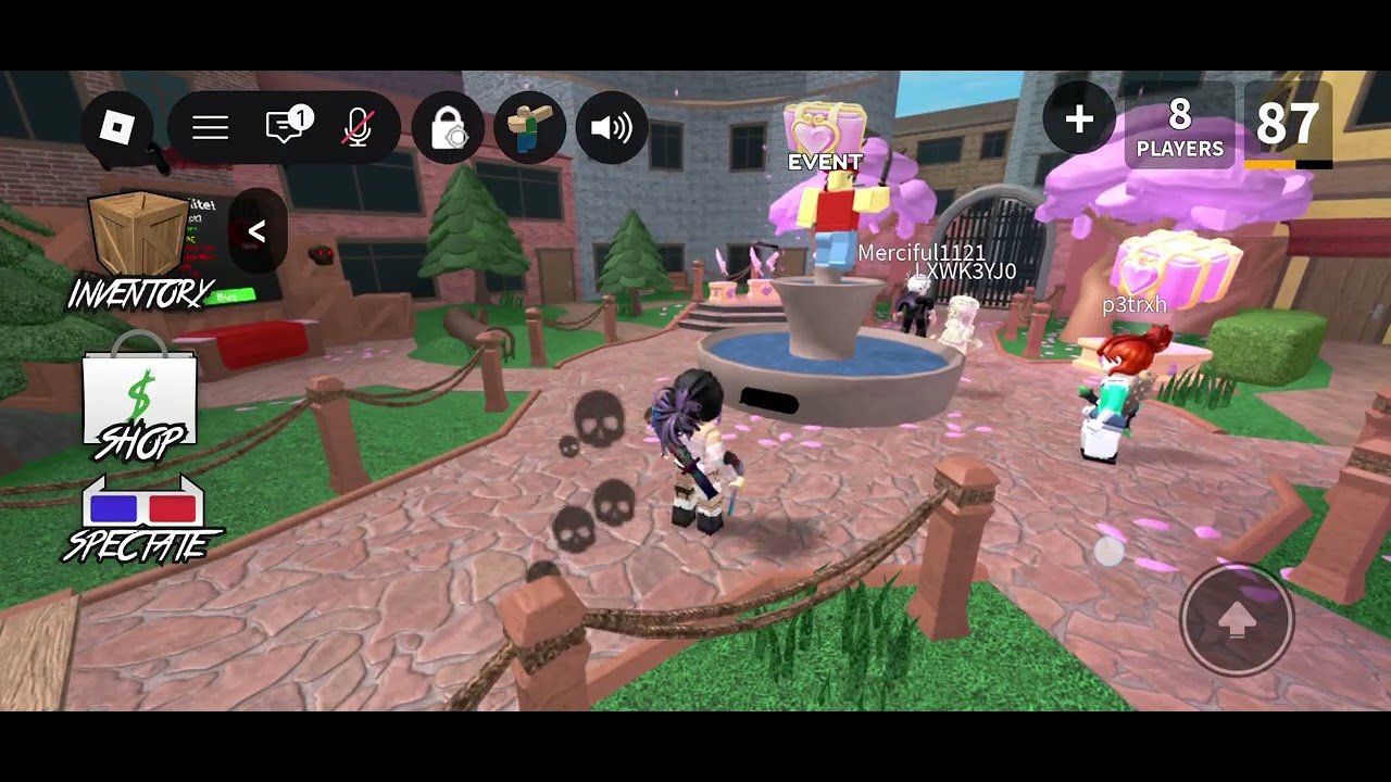Playing roblox w my best friend