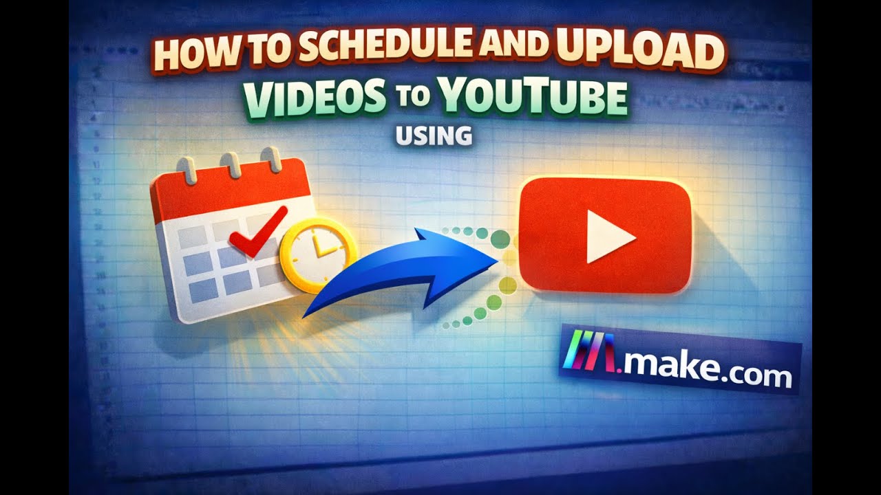 How to Schedule and Upload Videos to Youtube using Make com and Dropbox