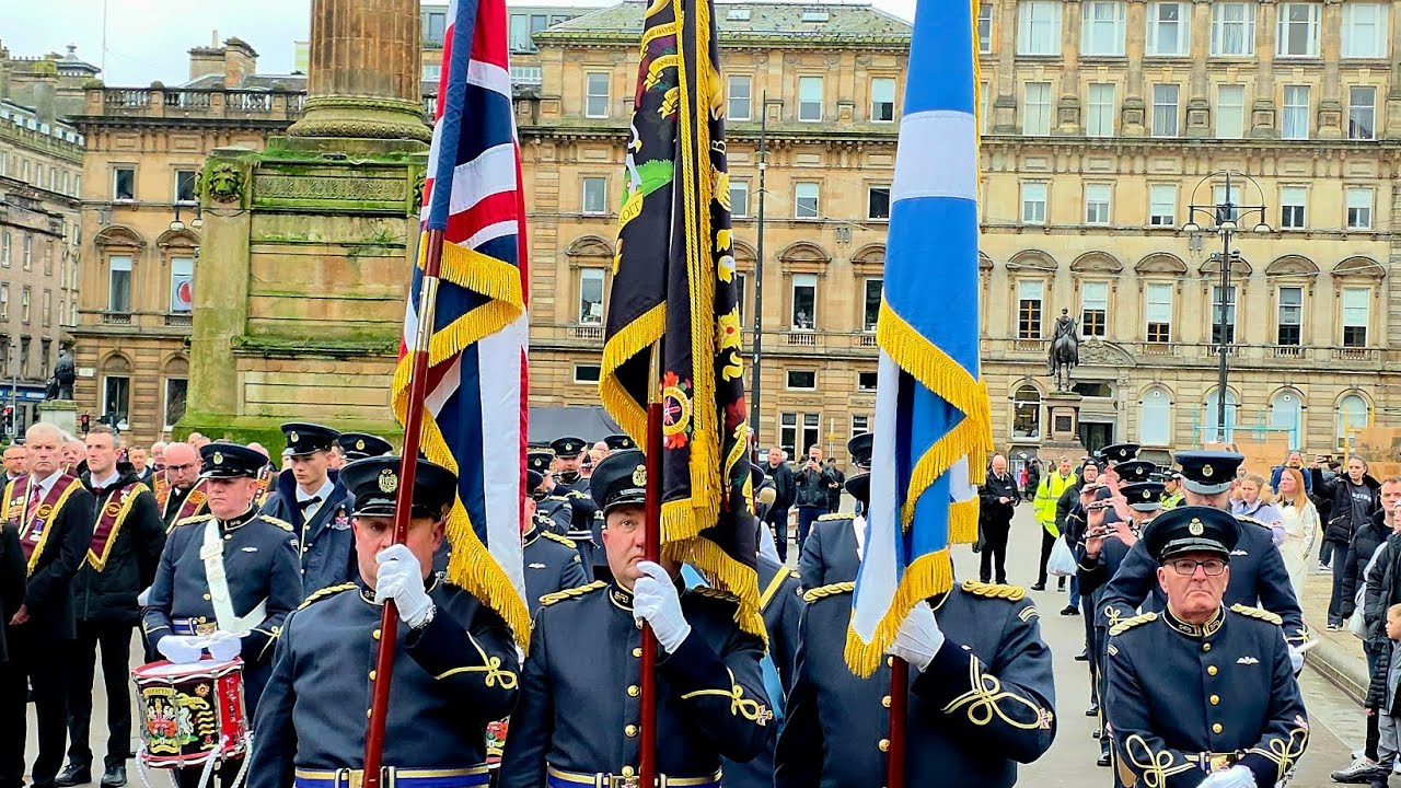 City Of Glasgow Campsie Club Apprentice Boys Of Derry Service at George Square 1stMarch 2025