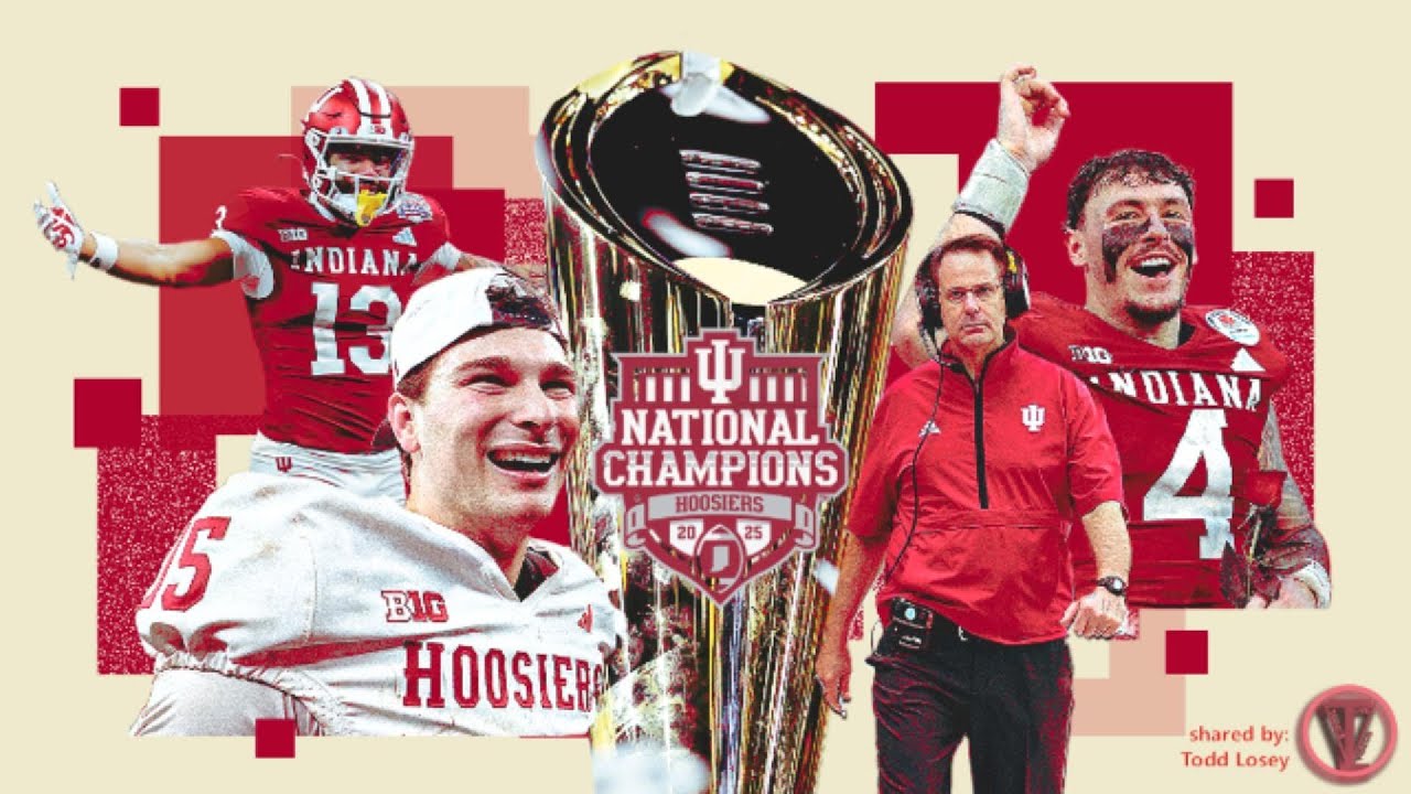 Indiana Hoosiers National Champs (2026) - Jackson 5, New Radicals, Queen, Abba & John Mellencamp