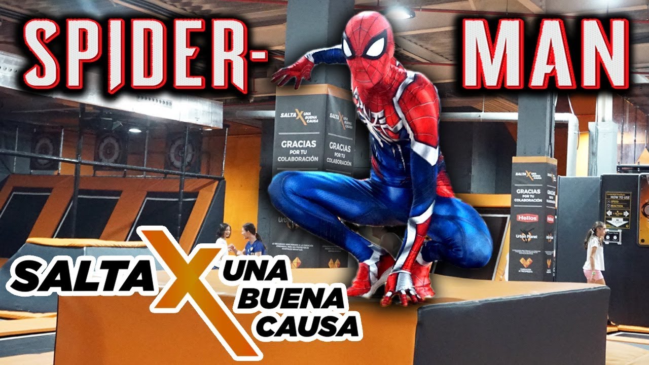 SPIDER-MAN VUELVE!!! Saltando x una buena causa en Urban Planet