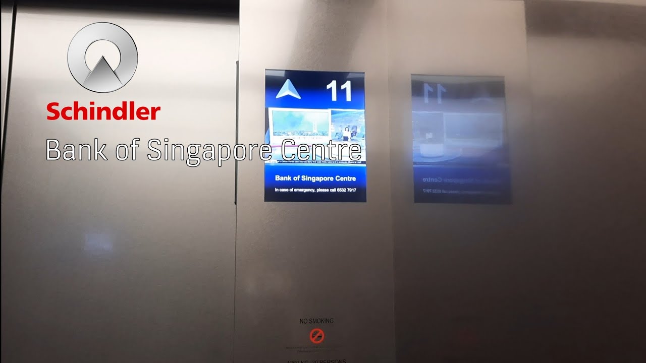Schindler PORT lifts at Bank of Singapore Centre