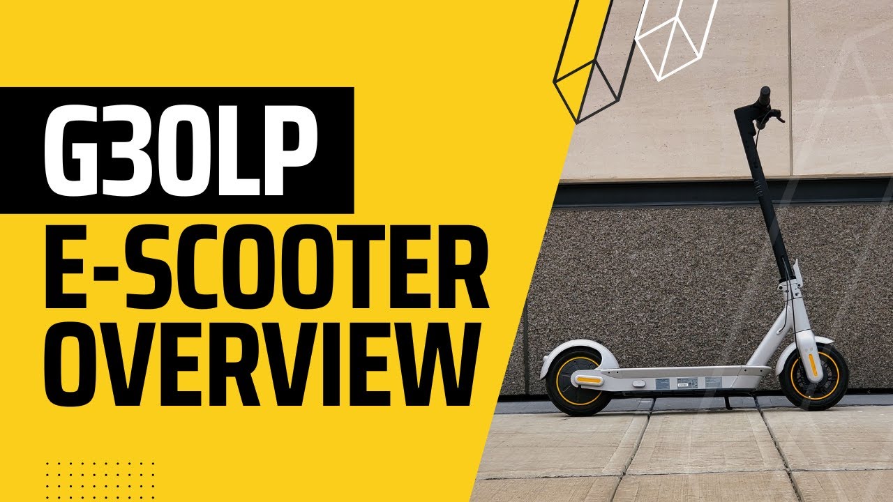Segway Max G30LP Electric Scooter Overview