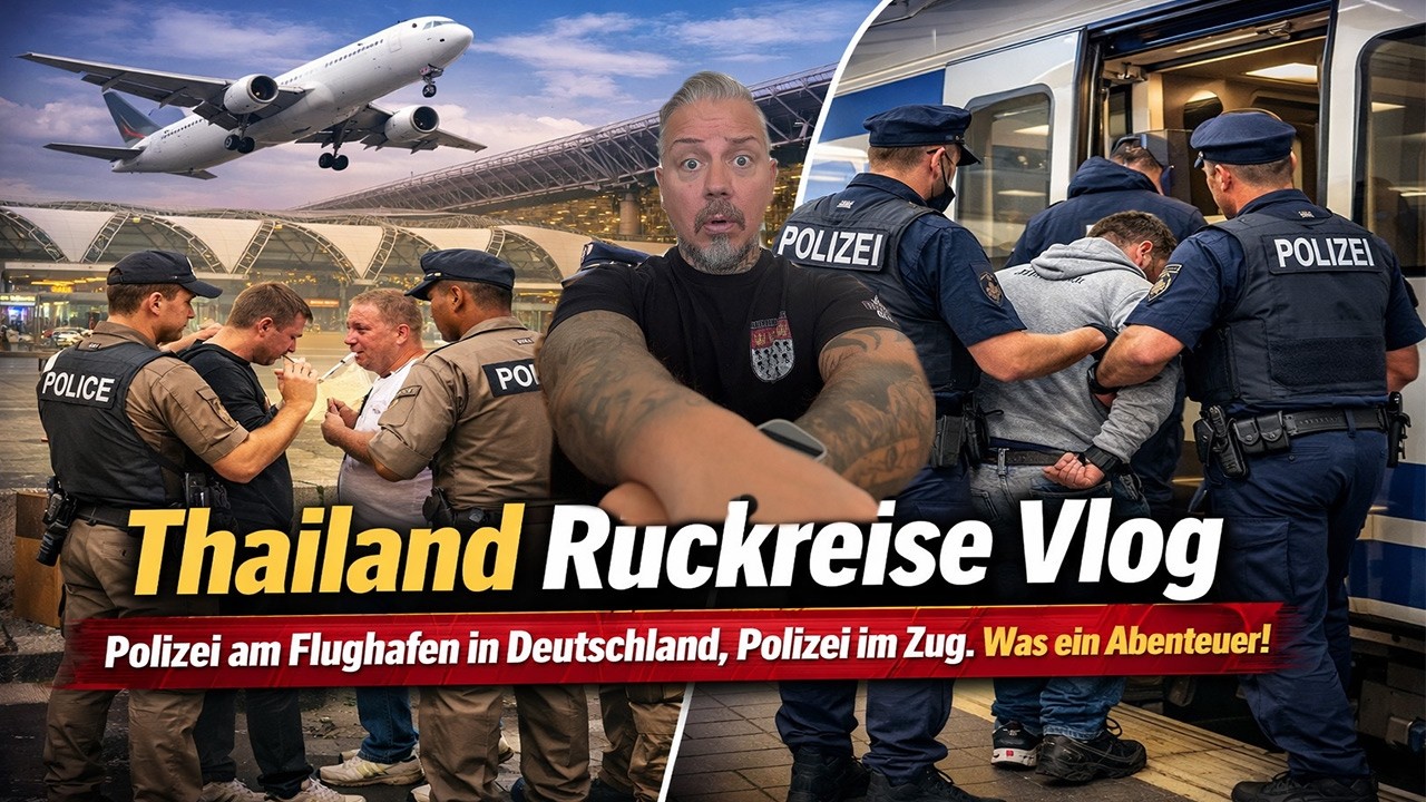Thailand Rückreise Vlog | Upgrade, Polizei im Zug & Heimkehr