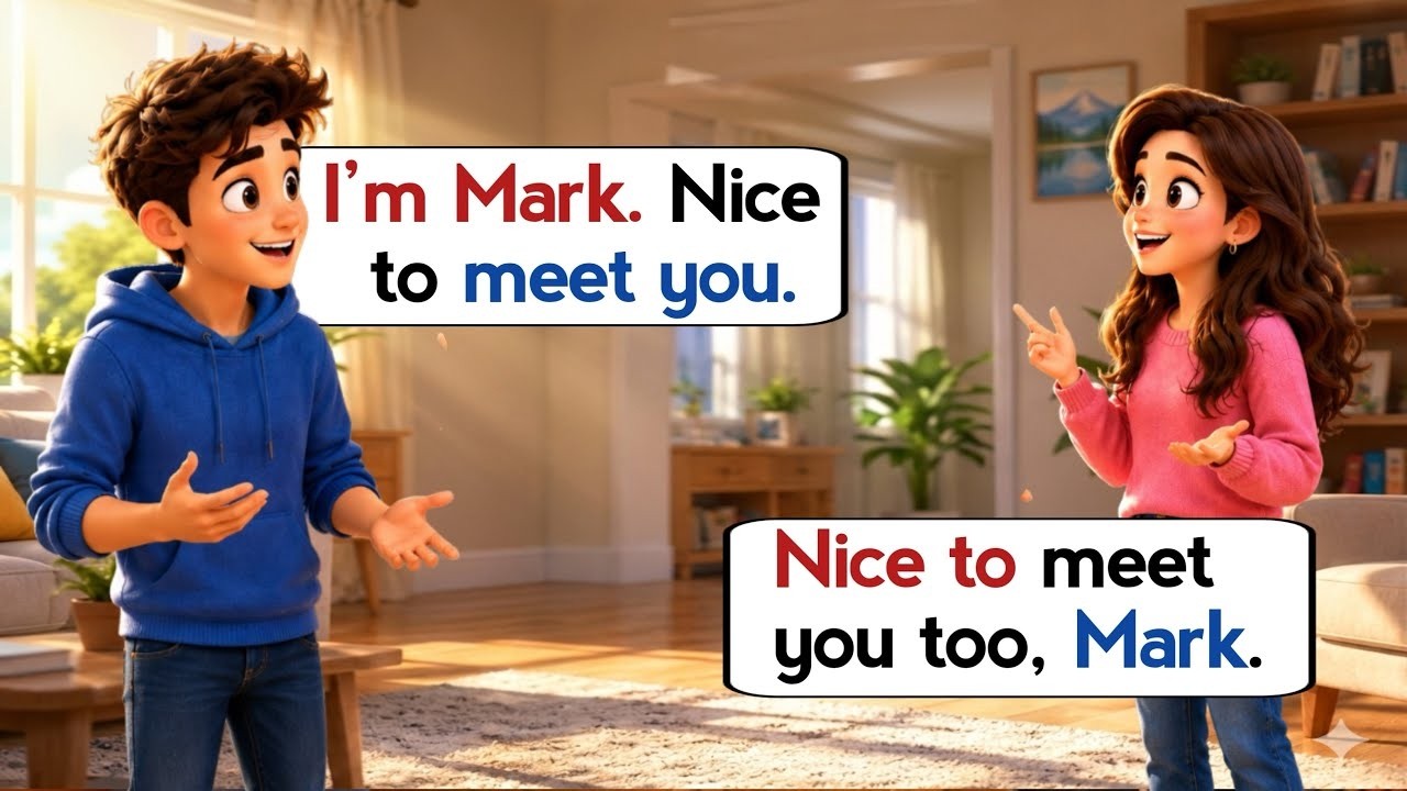 Daily English Speaking Practice | Short, simple dialogues for real-life situations