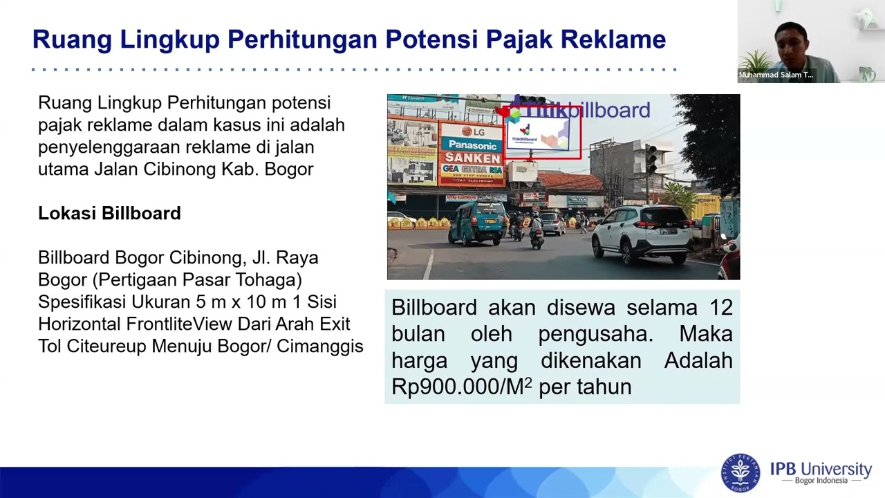 Analisis Perhitungan Potensi Pajak Reklame Kab Bogor