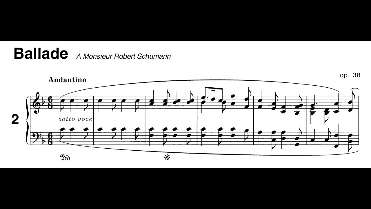 Chopin: Ballade No.2 in F, Op.38 (Kempf, Paleczny, Demidenko, Neuburger)