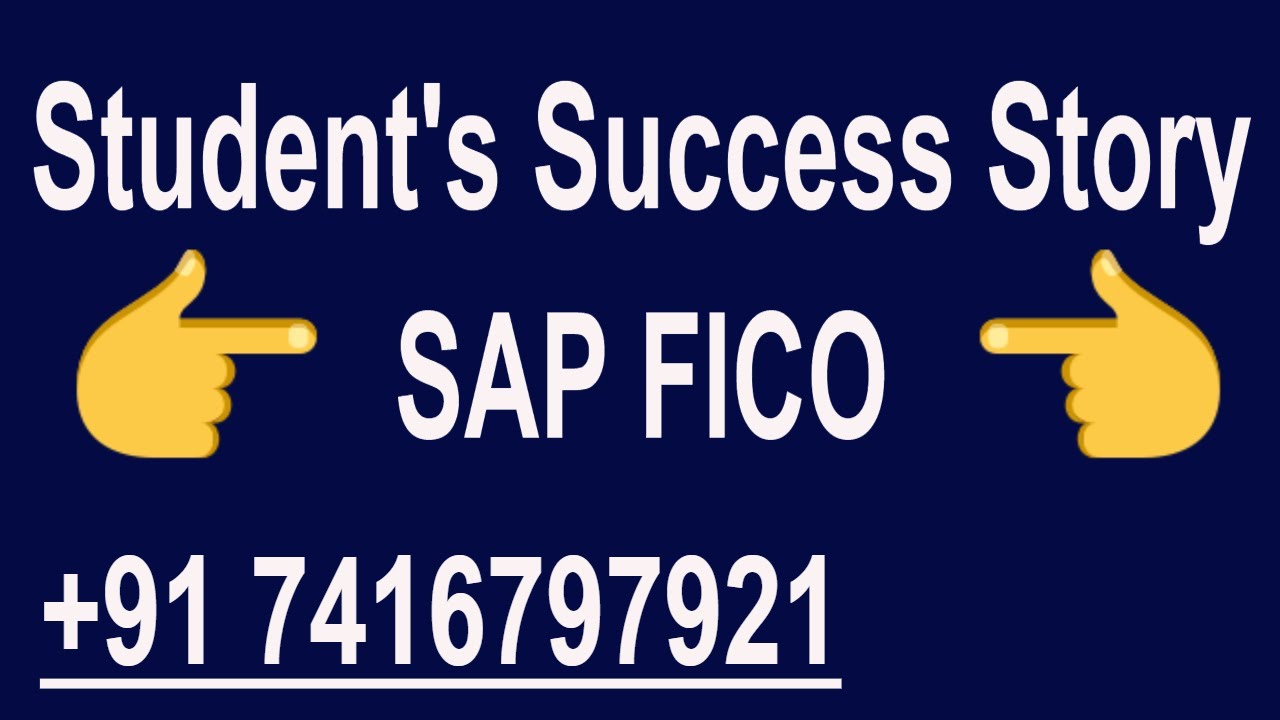 История успеха студента SAP FICO II. Звоните или пишите в WhatsApp по номеру +91 7416797921