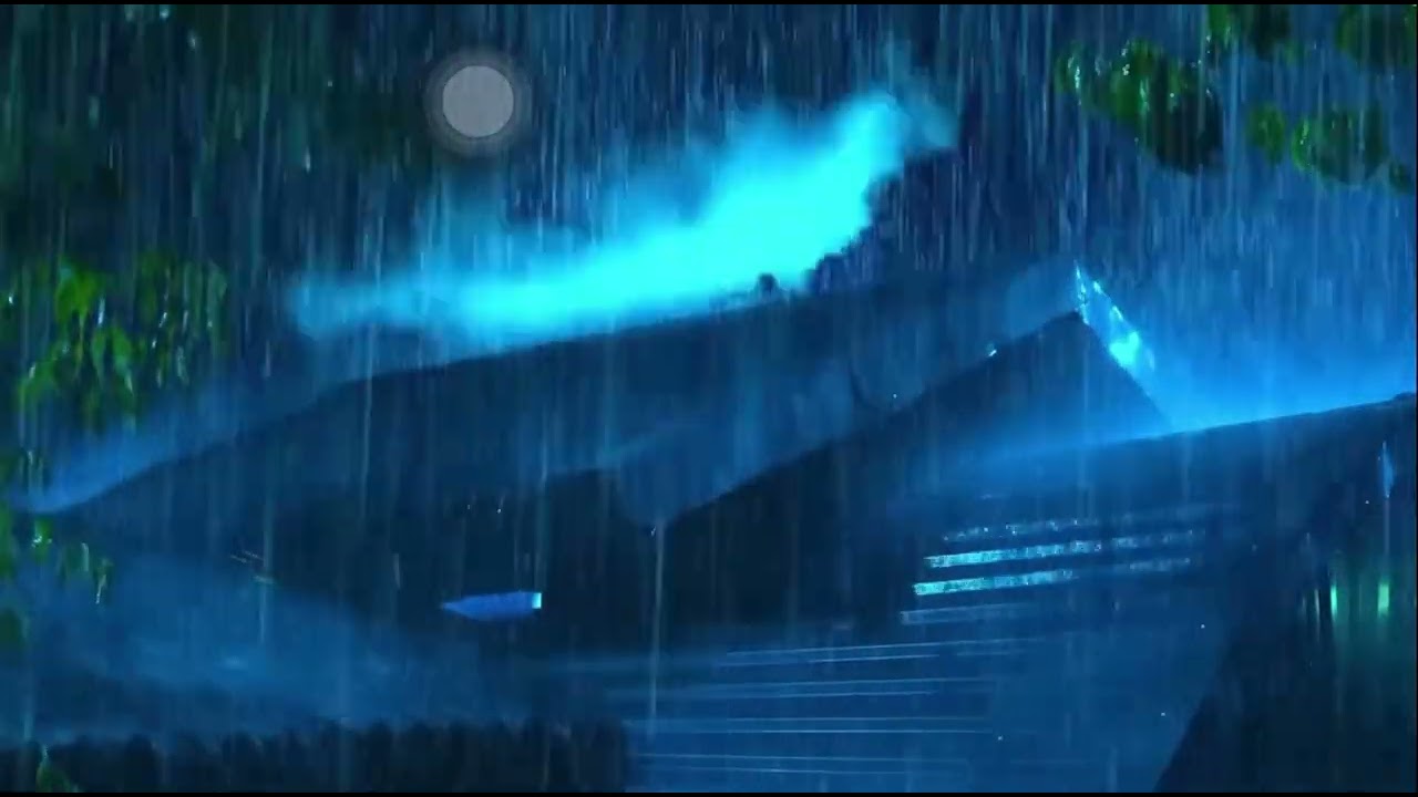 Rain on Cozy Bedroom inn the Foest | Rain, wind 1and Fireplace Sounds012 1