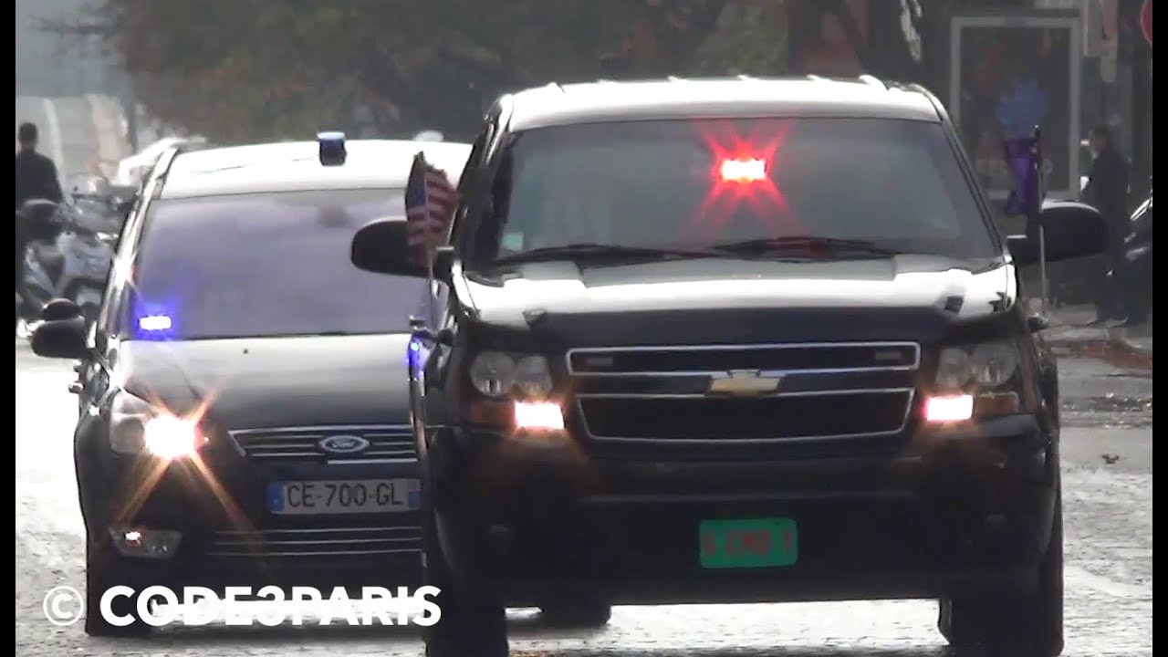 Unmarked Armored Suburban American Embassy Paris