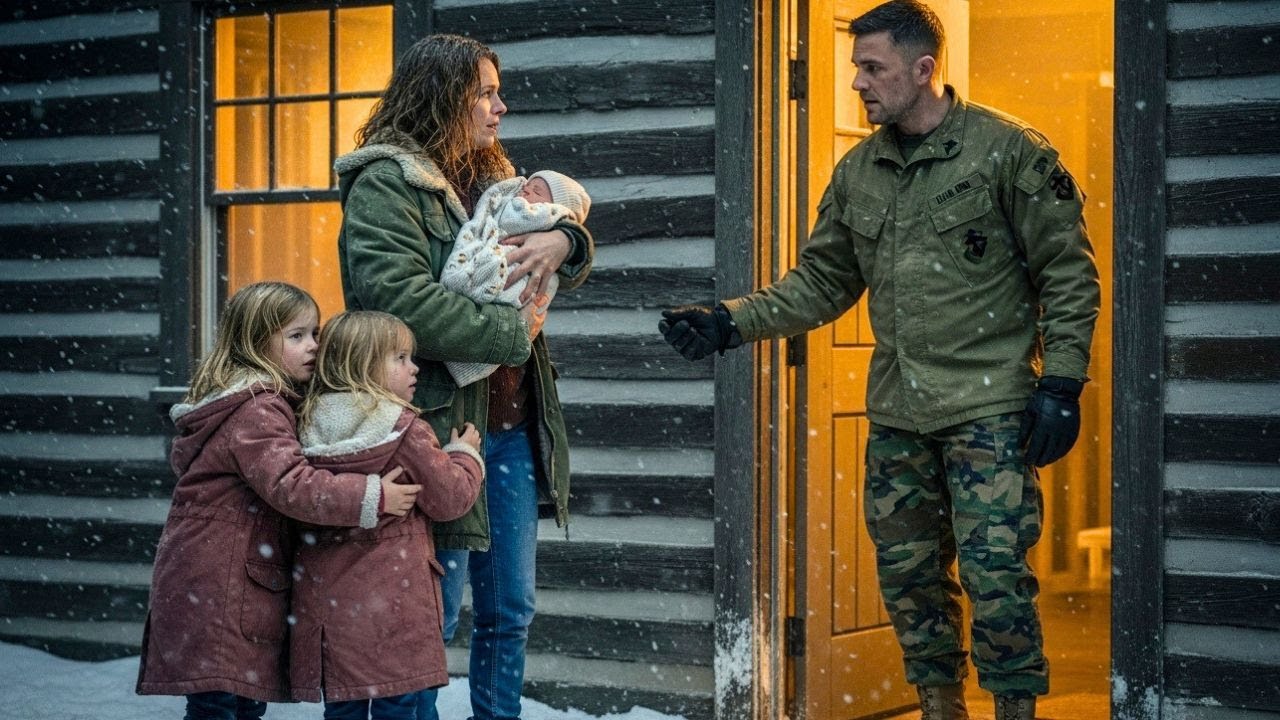 “Please… We Won’t Survive This Storm!” She Fled with Her Kids—Until a U.S. Marine Opened the Door