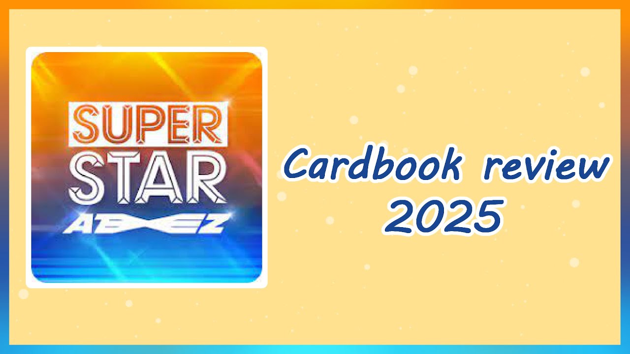 [SuperStar Ateez] Cardbook review 2025